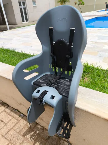 Cadeirinha para bicicleta até 25kg + garupa