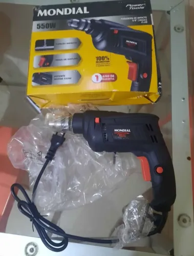 Furadeira de Impacto Mondial 550w (Nova/na caixa)