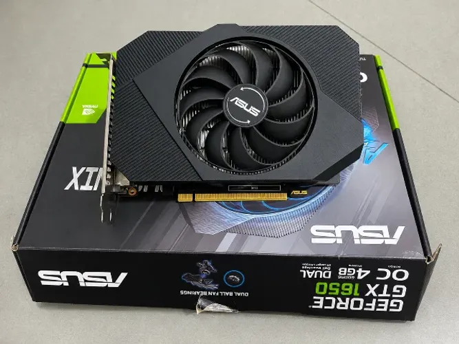 GTX 1650 4GB GDDR6 ASUS - Único Dono, Caixa, Testada c/ Score Público