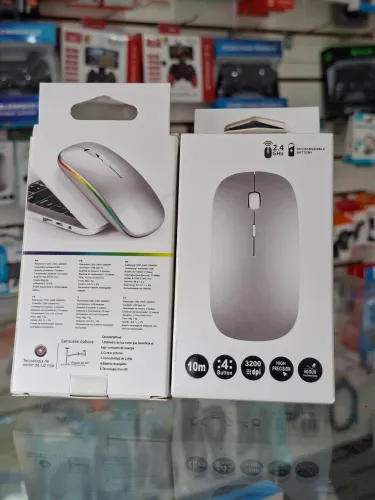 Mouse sem fio Bluetooth e wireless recarregável bateria - entrega em slz e região