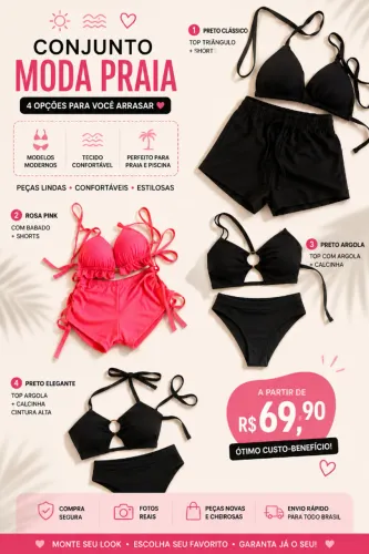 ? KIT MODA PRAIA COMPLETO ?