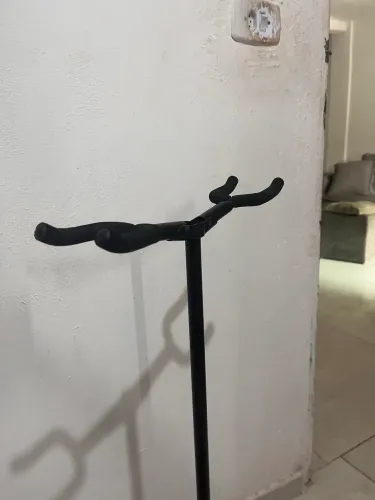 Suporte Tripé Duplo para Guitarra e Violão - Regulável | Excelente Estado