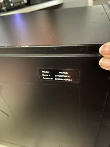 Computador HP Windows com defeito