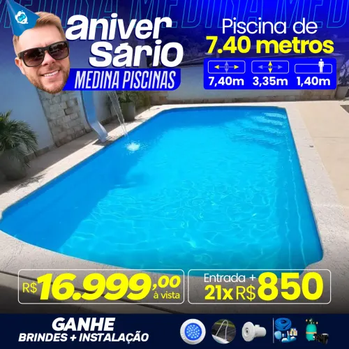 Piscina de 7.40 metros