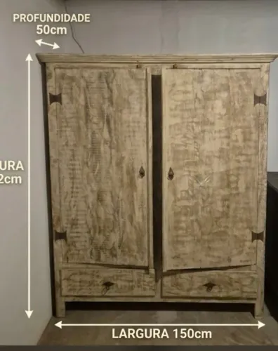 Armário em pátina