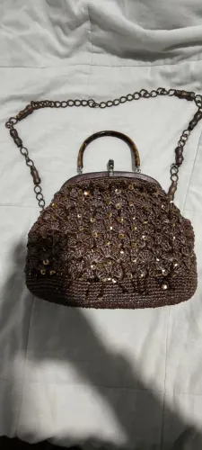 Bolsa de crochê.