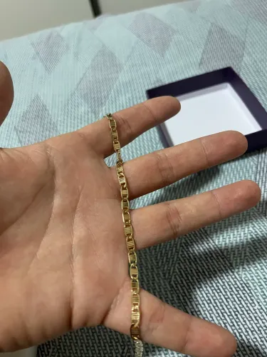 Pulseira de ouro romanel 18K