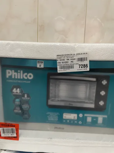 Forno elétrico 44litros na caixa Philco