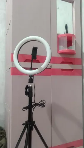 Vendo ring light tripé