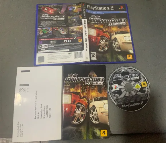 Jogo Midnight Club 3 DUB edition - PS2 (europeu)