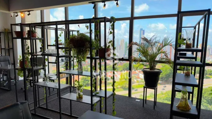 Sala Mobiliada - Andar alto, com vista mar para locação, 74 m² - João Pessoa/PB