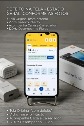 POCO F7 512GB (Trincado na Tela)