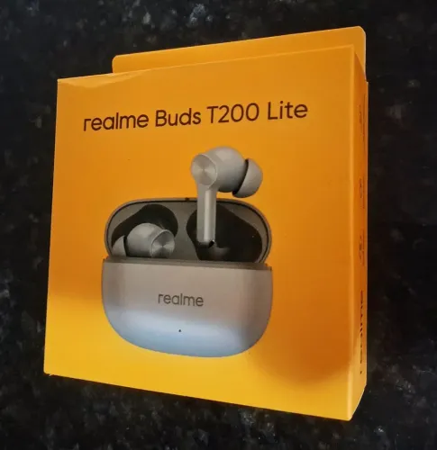 Fone de ouvido sem fio Realme Buds T200 Lite