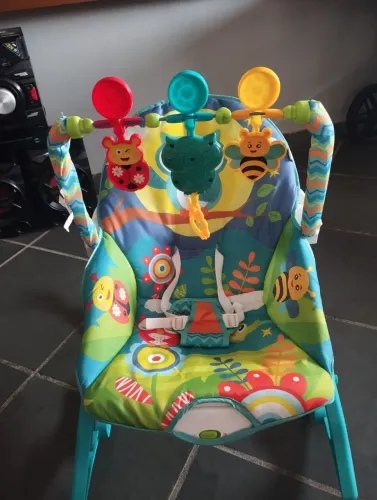 Cadeira de Descanso e Balanço Funtime 18kgs Coruja Maxi Baby (Usada)