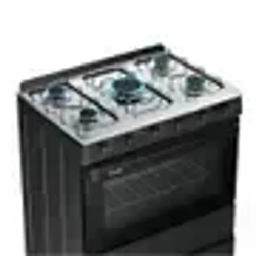 Fogão Esmaltec Ideal Pop 5 Bocas Preto Manual 0104002941