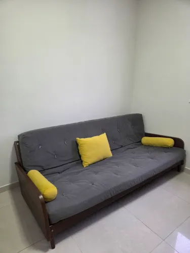 Sofá Cama Paris Suede Madeira Nobre Angelim Cor Imbuia