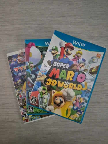 KIT DE JOGOS DO MARIO PARA NINTENDO WII U E WII