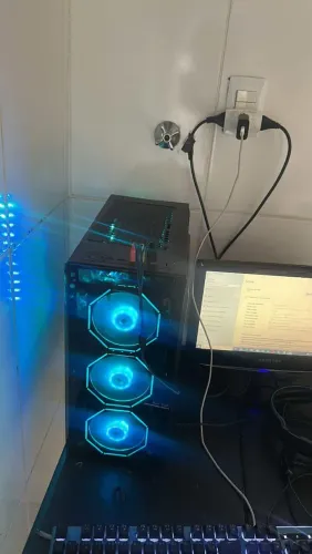 Kit Pc gamer completo, monitor mouse teclado mecânico