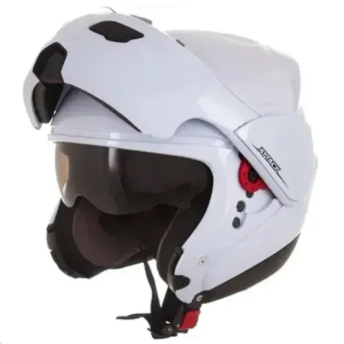 Capacete Robocop Attack Solid Pro Tork Branco 