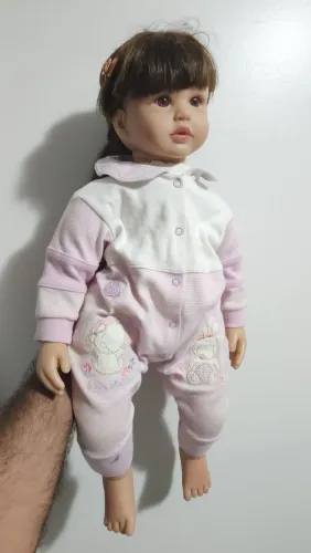 2 Bonecas bebê reborn, roupas e acessórios