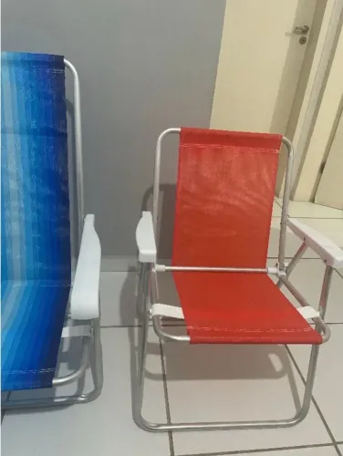 Cadeira de praia duas por 100