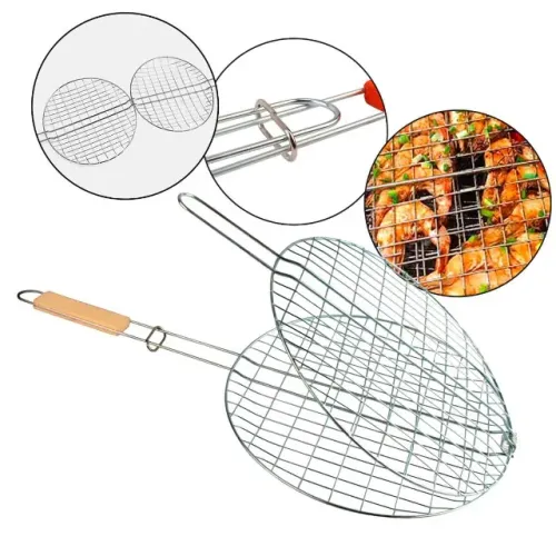 Grelha Dupla para Churrasco Inox