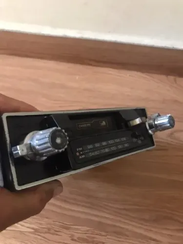 Fusca Rádio TKR cara preta, rádio de época Vintage.