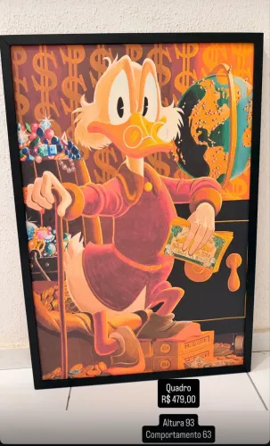 Quadro Tio Patinhas