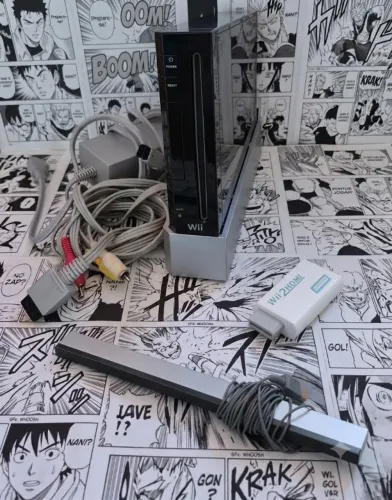 Nintendo Wii Black Desbloqueado (Faço olx pay)