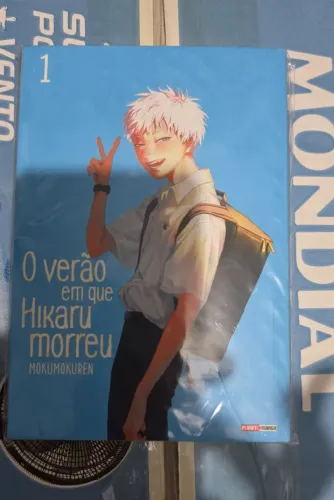 mangá o verão em que hikaru (the summer hikaru died) volume 1 com brinde