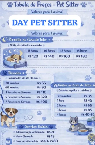 PET SITTER ATENDIMENTO HUMANIZADO!