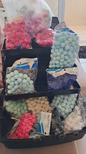Pompom trabalho manual