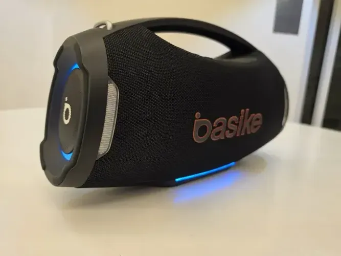 Caixa de som portátil bluetooth sem fio RGB