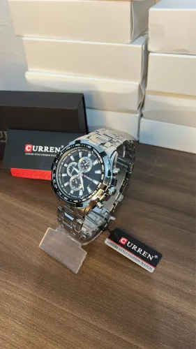 -Relógio Masculino CURREN 8023 - Luxo Esportivo em Aço Inoxidável