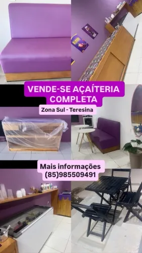 Vendo açaíteria completa