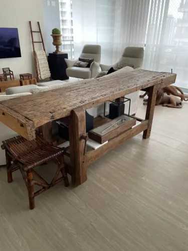 Mesa de Marceneiro em Peroba Rosa