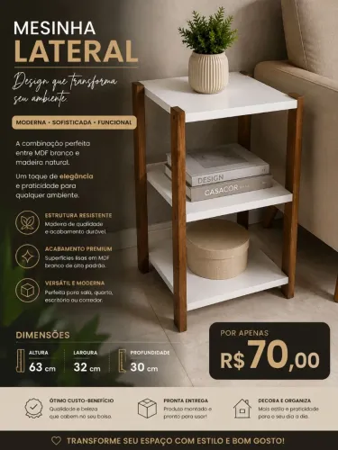 Mesinha lateral