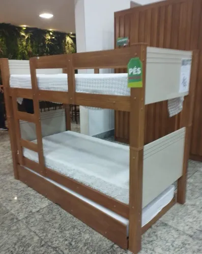 CAMA TRILIXE MADEIRA PURA