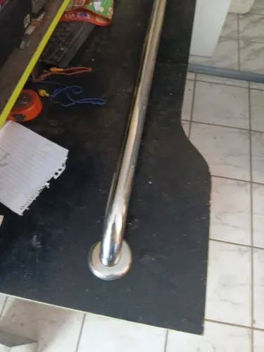 Barra de apoio de inox 