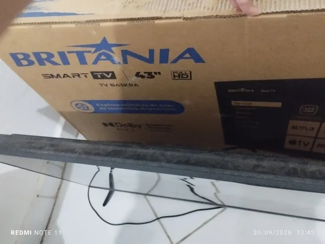 Vendo smartv 43 Britânia para concertar ou tirar peças