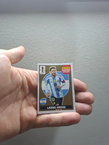 Figurinha Da Copa Lionel Messi Ouro Legend 2026
