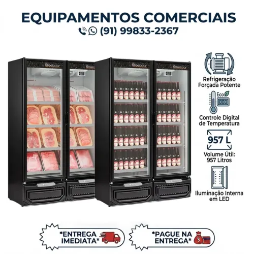 Cervejeira 2 Portas GELOPAR - Design e Potência