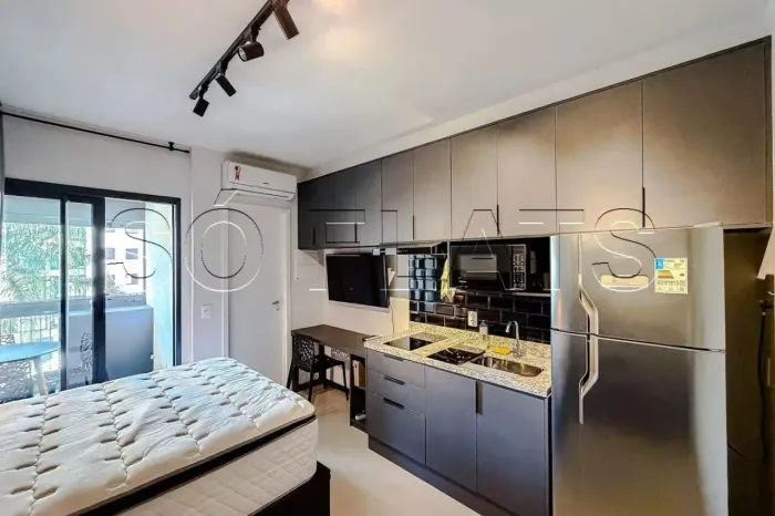 Studio na Vila Mariana disponível para locação contendo 22m² e 1 dormitório.