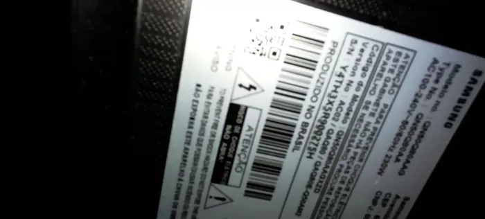 Tv Samsung Q80A 50" c/ tela queimada