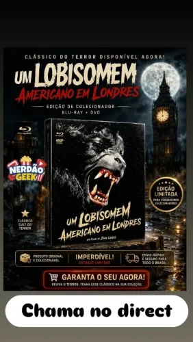 Filme um lobisomem americano em Londres blu-ray edição de colecionador
