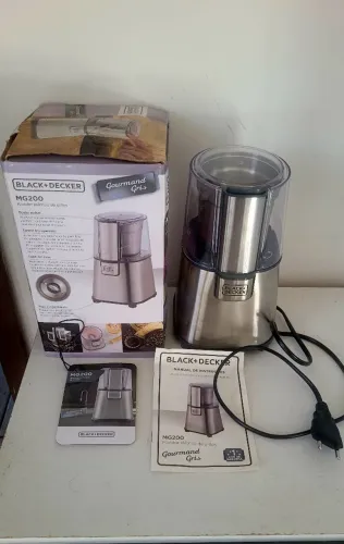 Moedor de Grãos Black+Decker MG200 Inox