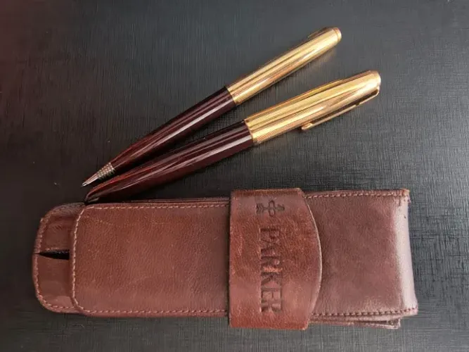 Conjunto Parker 51 - Caneta Tinteiro e Lapiseira (USA)