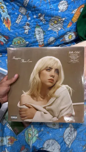disco de vinil billie eilish - happier than ever