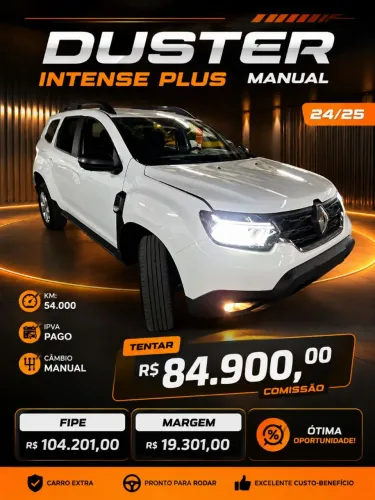 Renault Duster Intense Plus 1.6 16V Flex Mec. 2025