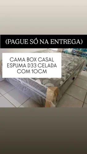 Unibox Casal - cama conjugada box ( espuma D33 )